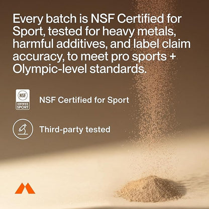 Momentous Vegan Protein Powder - 20 g Plant-Based Protein - NSF Certified for Sport - Gluten-Free - Non-GMO - 10 Servings for Essential Everyday Use - Vanilla