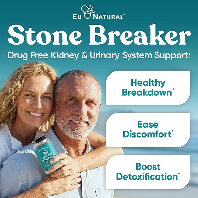 Chanca Piedra Stone Breaker - The Original Stone Breaking Formula with Celery Seed & Parsley - Supports Kidney, Gallbladder & Urinary Tract Cleansing to Help Flush Impurities - 60 Vegetarian Capsules