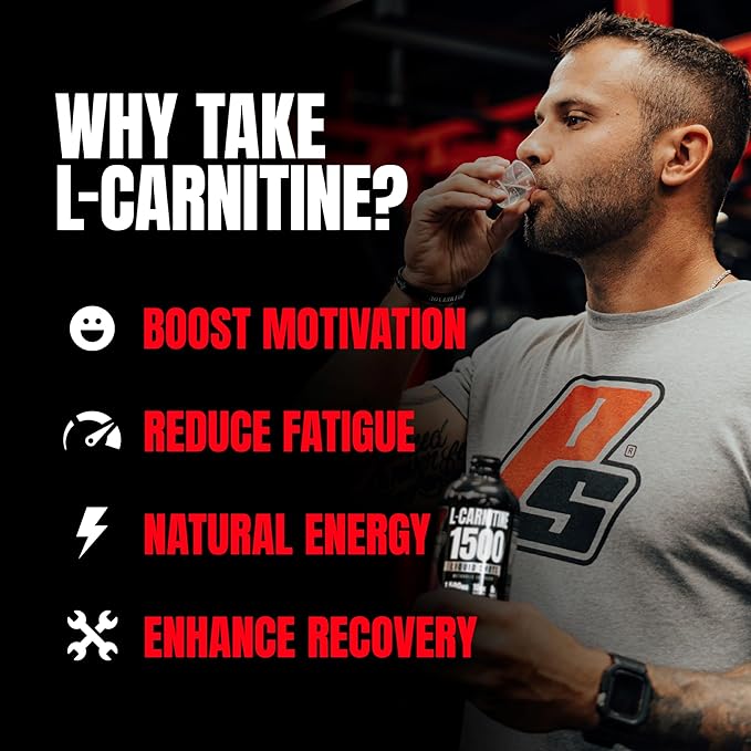 ProSupps L-Carnitine Liquid 1500, Stimulant-Free Liquid Shots for Men & Women - Clean Workout Drink for Energy, Performance & Muscle Recovery - No Sugar, No Carbs - 31 Servings, Berry