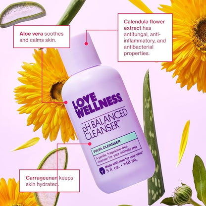 Love Wellness pH Balancing Cleanser & The Killer | Feminine Balance Duo | Supports Balanced pH, Intimate Health & Hygiene