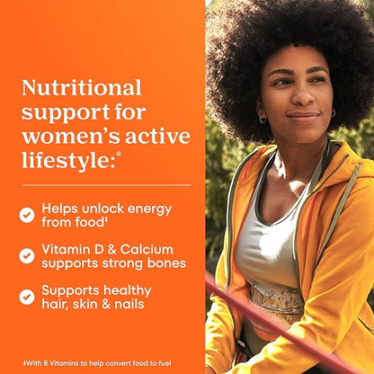 One A Day Multivitamin for Women- Daily Vitamins for Woman with Biotin, Calcium, Folic Acid, Iron & Zinc, Complete Women’s Vitamins, 200 Ct (Packaging May Vary)