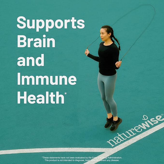 NatureWise Omega 3 Fish Oil - 500 mg per Pill - EPA & DHA - Immune Support, Brain & Optimal Wellness - Gluten and Soy Free, Non-GMO - 60 Softgels[2-Month Supply]