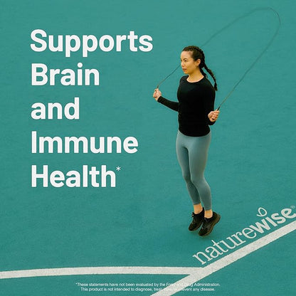 NatureWise Omega 3 Fish Oil - 500 mg per Pill - EPA & DHA - Immune Support, Brain & Optimal Wellness - Gluten and Soy Free, Non-GMO - 60 Softgels[2-Month Supply]