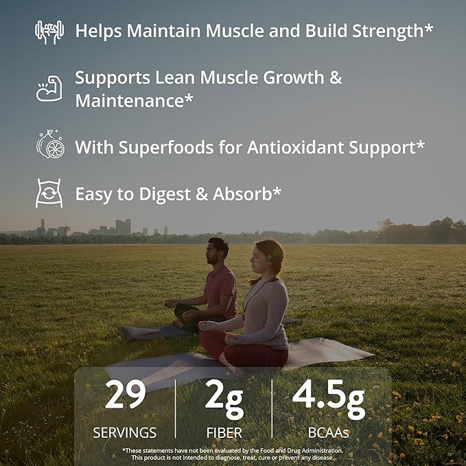 MRM Veggie Elite Performance Protein - Cinnamon Bun, Plant-Based Powder, 24g Protein per Serving with BCAAs & Digestive Enzymes, Clinically Tested - Vegan, Gluten-Free - 30 Servings