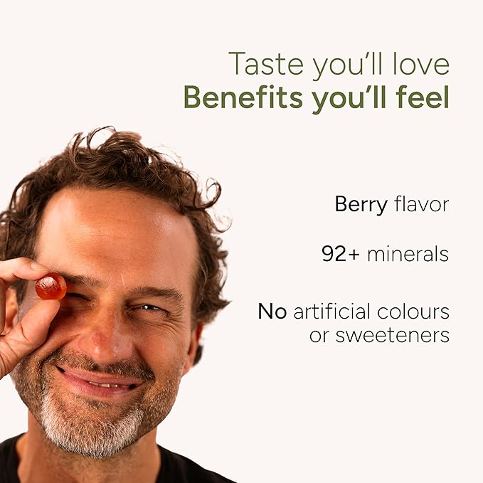 ROOT LABS Sea Moss Gummies I 92+ Minerals I Black Seed Oil I KSM 66 Ashwagandha I Lab Tested I No Added Sugar | for Men, Women I Non-GMO I 100% Natural & Organic I 1600 mg I 60 Gummy