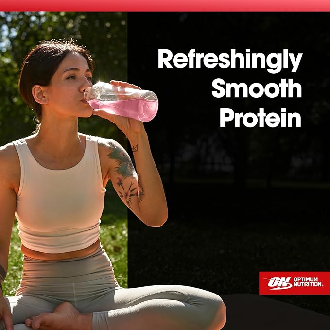 Optimum Nutrition Pro Quench, 10g Clear Protein, 10g Collagen peptides & Electrolyte Powder Drink Mix, Strawberry, 20 Servings, 520 Grams (Packaging May Vary)