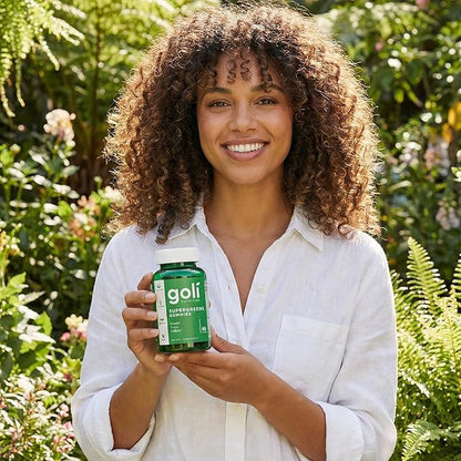 Goli SuperGreens Vitamin Gummy - 120 Count - Essential Vitamins and Minerals - Plant-Based, Vegan, Gluten-Free & Gelatin Free - Health from Within, Pack of 2