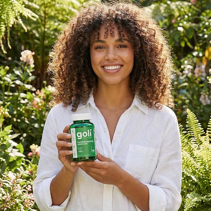Goli SuperGreen Vitamin Gummy - 300 Count - Essential Vitamins and Minerals - Plant-Based, Vegan, Gluten-Free & Gelatin Free - Health from Within, Pack of 5