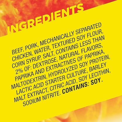 Slim Jim Smoked Meat Sticks, Mild Flavor, 6g Protein Per Serving, Snack Size, Easter Basket Stuffer for Men, 0.28 oz. (14 Count)