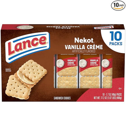 Lance Vanilla Flavored Crème, 10 Count 1.7 Oz