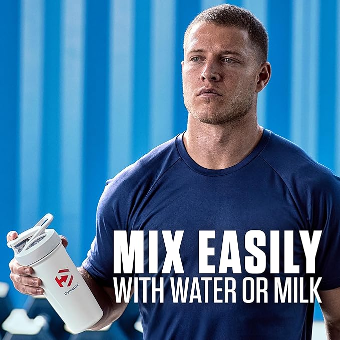 Dymatize ISO100 Whey Protein Powder Isolate, Cookies & Cream, 25g of Protein, 5 Pound, 5.5g BCAAs, Less Than 120 Cal., Gluten Free, 1g Fat, 1g Sugar, 2g Carb (74 Servings)