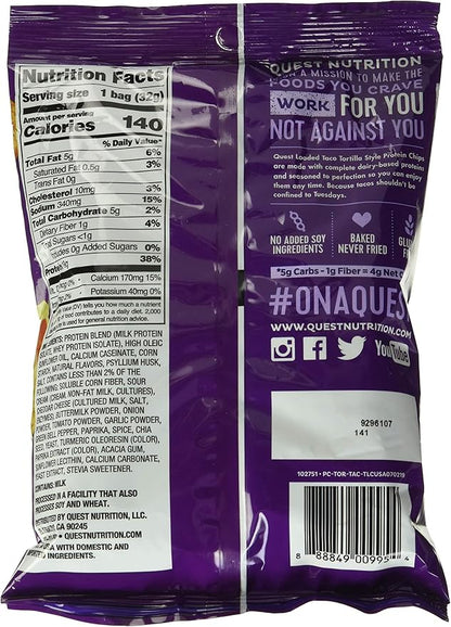 QUEST Quest Chips Loaded Taco, 1 CT
