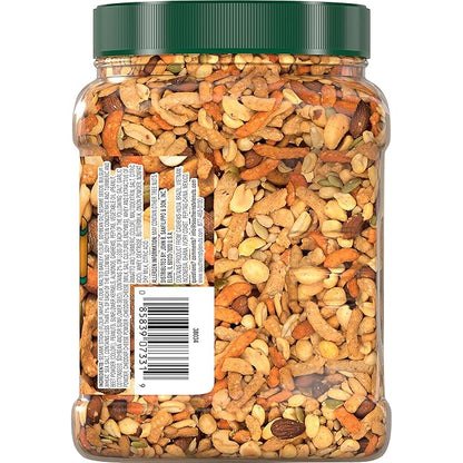 Southern Style Nuts Gourmet Hunter Mix, 23 Ounces, Sesame Sticks, Peanuts, Sunflower Kernels, Almonds, Cashews, and Pepitas (Pack of 2)