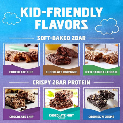 Zbar and Zbar Protein - Variety Pack - Made with Organic Oats - Non-GMO - Soft-Baked Energy Snack Bars and Crispy Protein Bars (16 Pack)