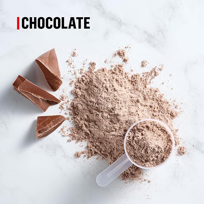 Muscle Milk Genuine Protein Powder, Chocolate, 4.94 Pound, 32 Servings, 32g Protein, 2g Sugar, Calcium, Vitamins A, C & D, NSF Certified for Sport, Energizing Snack, Packaging May Vary