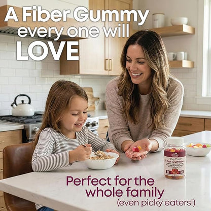 Country Farms Fiber Care Prebiotic Gummies,6g of Fiber Per Serving,GLP-1 Booster,FOS from Beets,Digestive Health and Bloat,Supports Regularity,Mixed Fruit Flavor,120 Gummies,40 Servings,(Pack of 2)