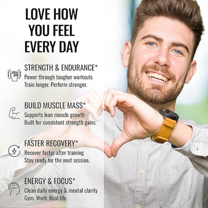 Creatine Monohydrate Gummies for Men & Women - Sugar Free & Vegan Advanced Formula W/L-Taurine + Vitamin B12 - for Muscle Strength, Muscles Builder, Recovery, Energy Boost, Pre-Workout Supplement