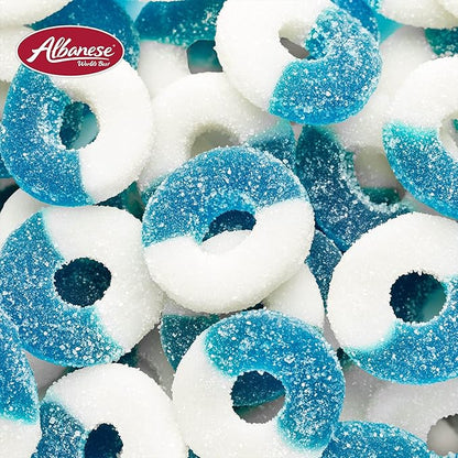 Albanese Candy, Gummi Blue Raspberry Rings, 4.5-pound Bag
