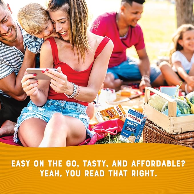 Bumble Bee Snack On The Run! Protein Snack Pack - Buffalo Chicken Salad with Crackers - 10g Protein per Box - Ready to Eat Easy-Open Canned Chicken Salad (Pack of 1)