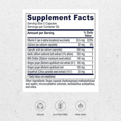 Vitanica Candidastat, Balanced Support, Vegan, 60 Capsules