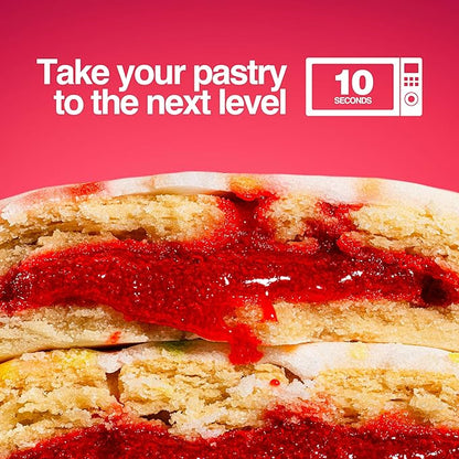 Legendary Foods 22g Protein Pastry 0g Added Sugar, Low Carb, Gluten Conscious, Keto Snack, Ideal for Glucose Management, Includes Whey Protein Isolate, 8 Pack Frosted Strawberry