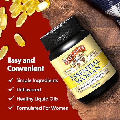 Barlean's Organic Oils Essential Woman, 120 Count Bottle