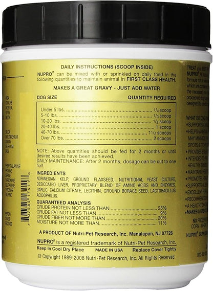 Nupro All Natural Dog Supplement (30 oz)