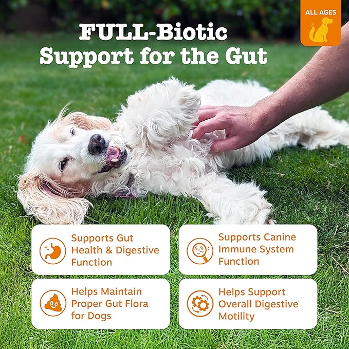 Zesty Paws Vet Strength Probiotics for Dogs, Digestive Health & Gut Flora Support, Dog Supplements, 90 Count (Pack of 2)