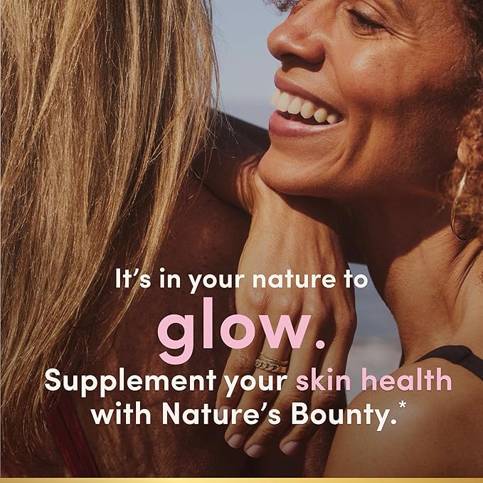 Nature's Bounty Optimal Solutions Ultra Collagen Booster for Healthy-Aging Supplement, Resveratrol, Hyaluronic Acid – Collagen Capsules for Women, 48 Capsules (Pack of 2)