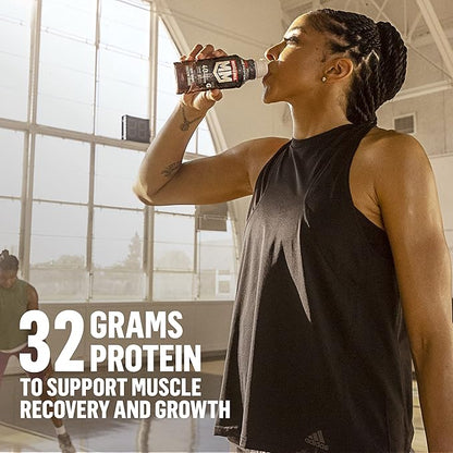Muscle Milk Pro Series Protein Shake, Knockout Chocolate, 32g Protein, 11.16 Fl Oz (Pack of 12)
