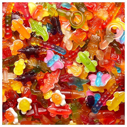 Haribo Gummi Candy | Funtastic Mix in Shareable Size Bags | Many Shapes & Flavors, 5 oz. (Pack of 24)