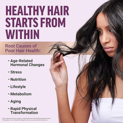 Force Factor Hair Growth Accelerator Soft Chews, Hair Growth Vitamins for Women and Men with Clinically Studied Lustriva and Biotin, Promotes Thicker, Fuller, Stronger Hair, Mixed Berry, 60 Soft Chews
