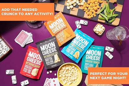 Moon Cheese Bites, Get Pepper Jacked, 2-Ounce 3-Pack, 100% Real Cheese Snack, Protein, Keto, After-School or Lunch Snack