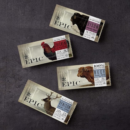 EPIC Chicken Sriracha Bar, Keto and Paleo Friendly, Protein Bars, 4 Ct, 5.2 oz
