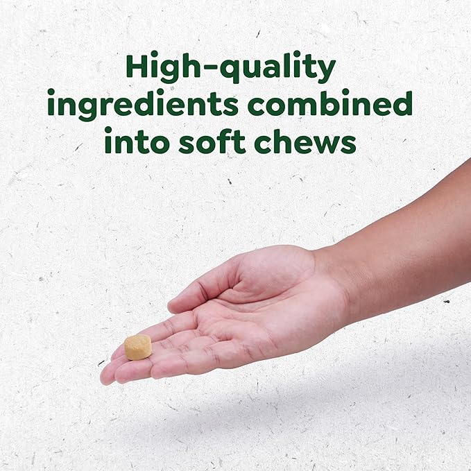 Greenies Supplements Calming Chews for Dogs Chicken Flavor, Dog Calming Chews, 14.7 oz. Container of 80 Count