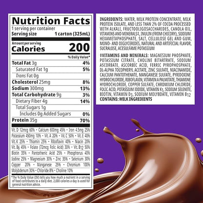 BOOST Advanced Nutritional Protein Shake, Weight Loss Nutrition Support*, 35g High Protein GLP-1 Friendly Shake, Ready to Drink - Rich Chocolate, 12-11 FL OZ (325 mL) Cartons