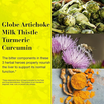 NEW NORDIC Active Liver 90-Day Supply, Daily Liver Supplement, Milk Thistle, Artichoke & Turmeric, 30 Tablets (Pack of 3)