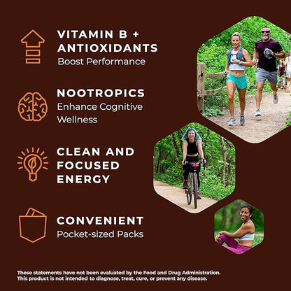 SGC Highest Concentration 100 mg Caffeine per Gummy, 2 Gummies per Pack, 6-Pack Mocca Shots Salted Caramel Plant-Based Instant Energy with Herbal nootropics