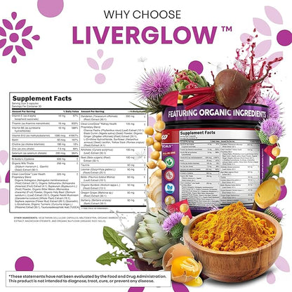 Clean Nutra Organic Milk Thistle Supplement | Liver Cleanse Detox & Repair + NAC Choline Dandelion Root TUDCA Artichoke Beet Root Burdock Holy Basil Kidney & Liver Support 90 Vegan Capsules