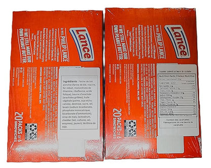 Lance Toast Chee Peanut Butter Crackers, 2 pack of 20 (40 ct.)