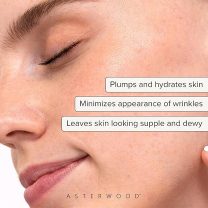 Asterwood Hyaluronic Acid Serum for Face - Plumping, Anti-Aging, Hydrating - Fragrance-Free - 2 Fl Oz