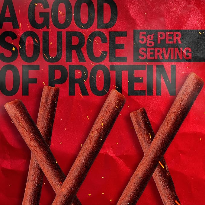 Jack Link's Beef Sticks,Teriyaki - Protein Snack,Meat Stick with 5g of Protein,Beef Jerky Meat Snack Sticks Made with 100%-Beef,Keto Friendly,Individually Wrapped - 0.92 Oz.,(Pack of 40)