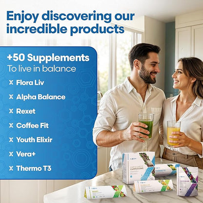 FuXion | Vita Xtra T+ | Energy Drink Powder | Energy Support | Multimineral and Multivitamin Powder Drink | Provides Physical Energy and Vitality | Powerful Antioxidants | Purple Corn Flavor | 28u