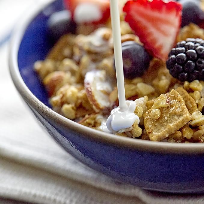 Catalina Crunch Protein Granola - Low Sugar Breakfast Cereal with 13g of Protein - Gluten Free, Keto Friendly - Vanilla Almond - 8 oz. Bag (Pack of 3)
