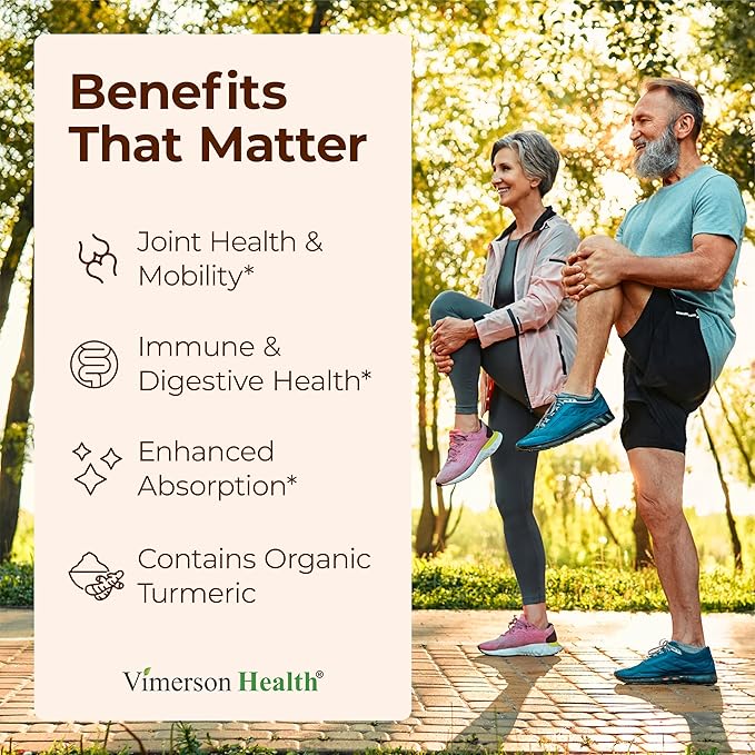 Turmeric Curcumin Supplement with Black Pepper Extract - High Potency Organic Turmeric 1200mg & 95% Curcuminoids for Joint & Digestive Health - Joint Support Supplement - 60 Vegan Curcuma Capsules