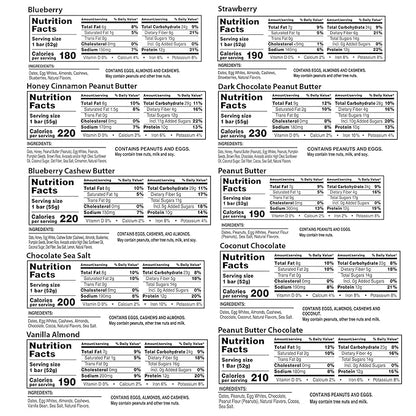 RXBAR Protein Bars, Snack Bars, Variety Pack (10 Count)