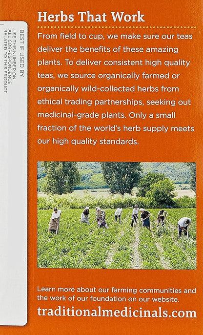 Traditional Medicinals Organic Belly Comfort Peppermint Herbal Tea, Promotes Healthy Digestion, (Pack of 3) - 16 Tea Bags