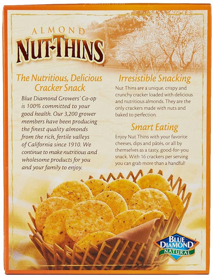 Blue Diamond Almonds Nut Thins, Cheddar Cheese, 4.25 Oz
