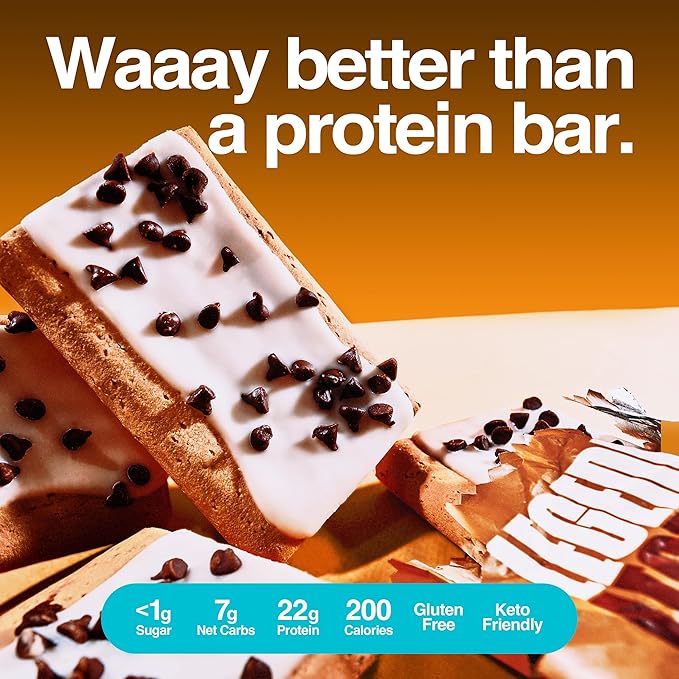 Legendary Foods 22g Protein Pastry 0g Added Sugar, Low Carb, Gluten Conscious, Keto Snack, Ideal for Glucose Management, Includes Whey Protein Isolate, 8 Pack Campfire S'mores