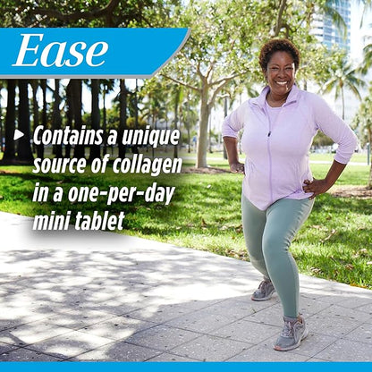 Osteo Bi-Flex Ease Mini Tablet Triple Action UC-II Collagen Supplement with Vitamin D, Improve Joint Function, Strength, Flexibility, Mobility 28 Mini Tabs, 2 Pack